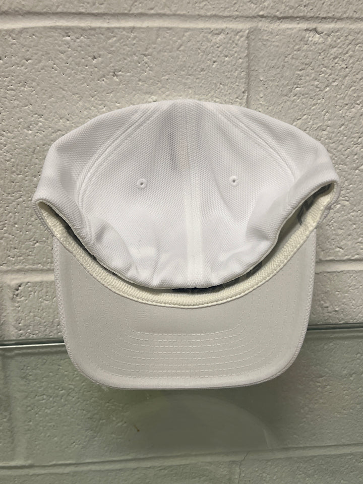 White flexfit hat back