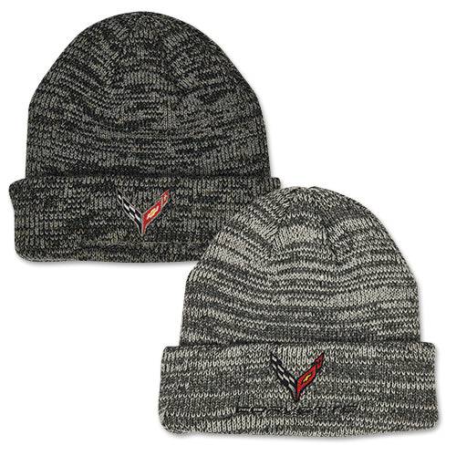 C8 Corvette Heathered Beanie - hat