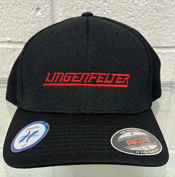 Lingenfelter Black Flexfit Red Logo - Team Lingenfelter