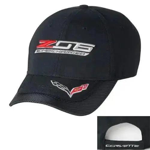 Z06 Corvette Black Adjustable Hat - Team Lingenfelter